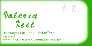 valeria keil business card